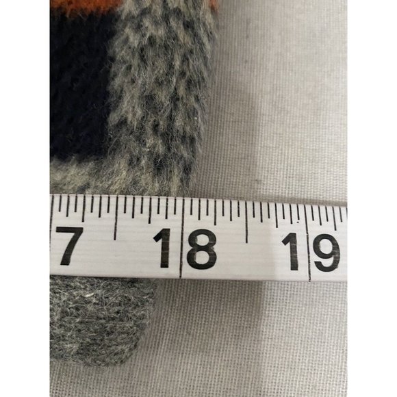 L.o.v.e Women’s Tartan Plaid Cardigan Gray Blue Sweater Size Small - Picture 4 of 10